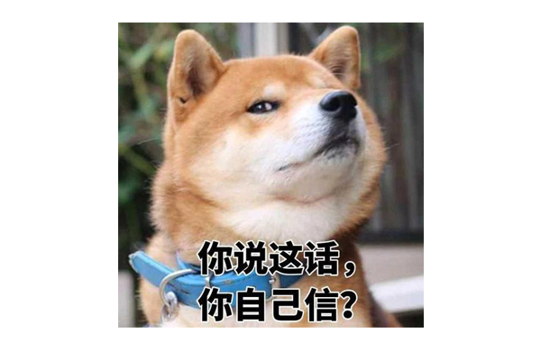 妳(ni)説這話妳(ni)自(zi)己(ji)信(xin)
